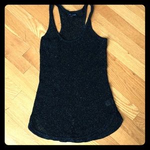 Sparkly American Eagle black tank top